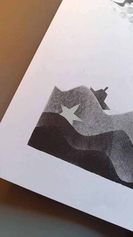Lámina ilustrada A4 edición limitada 50 unidades firmada – Art 5