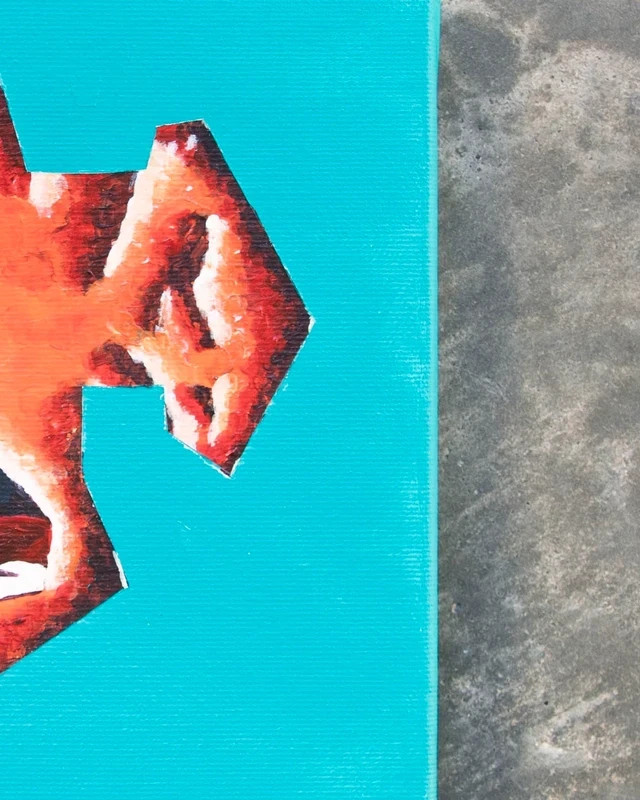 Cuadro Original Acrílico Estilo Abstracto / Pop Art (20x20 cm) – Art 4