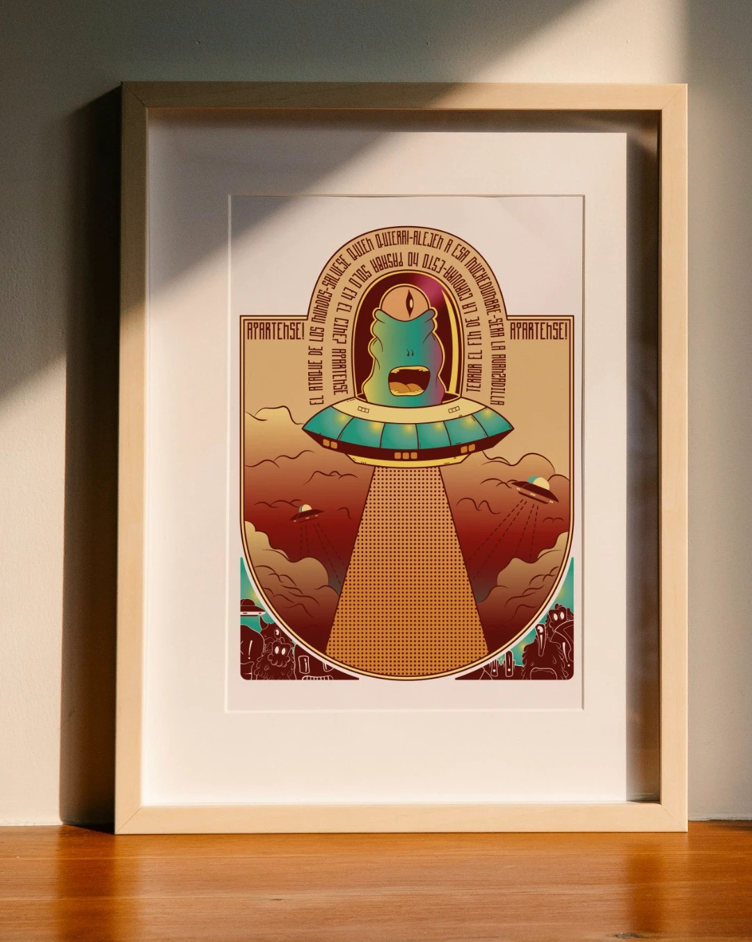 Lámina ilustrada A4 edición limitada 50 unidades firmada – Art