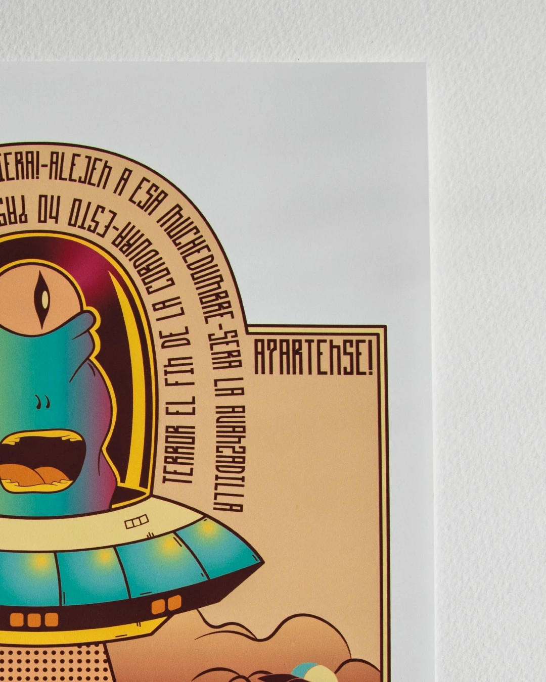 Lámina ilustrada A4 edición limitada 50 unidades firmada – Art 4