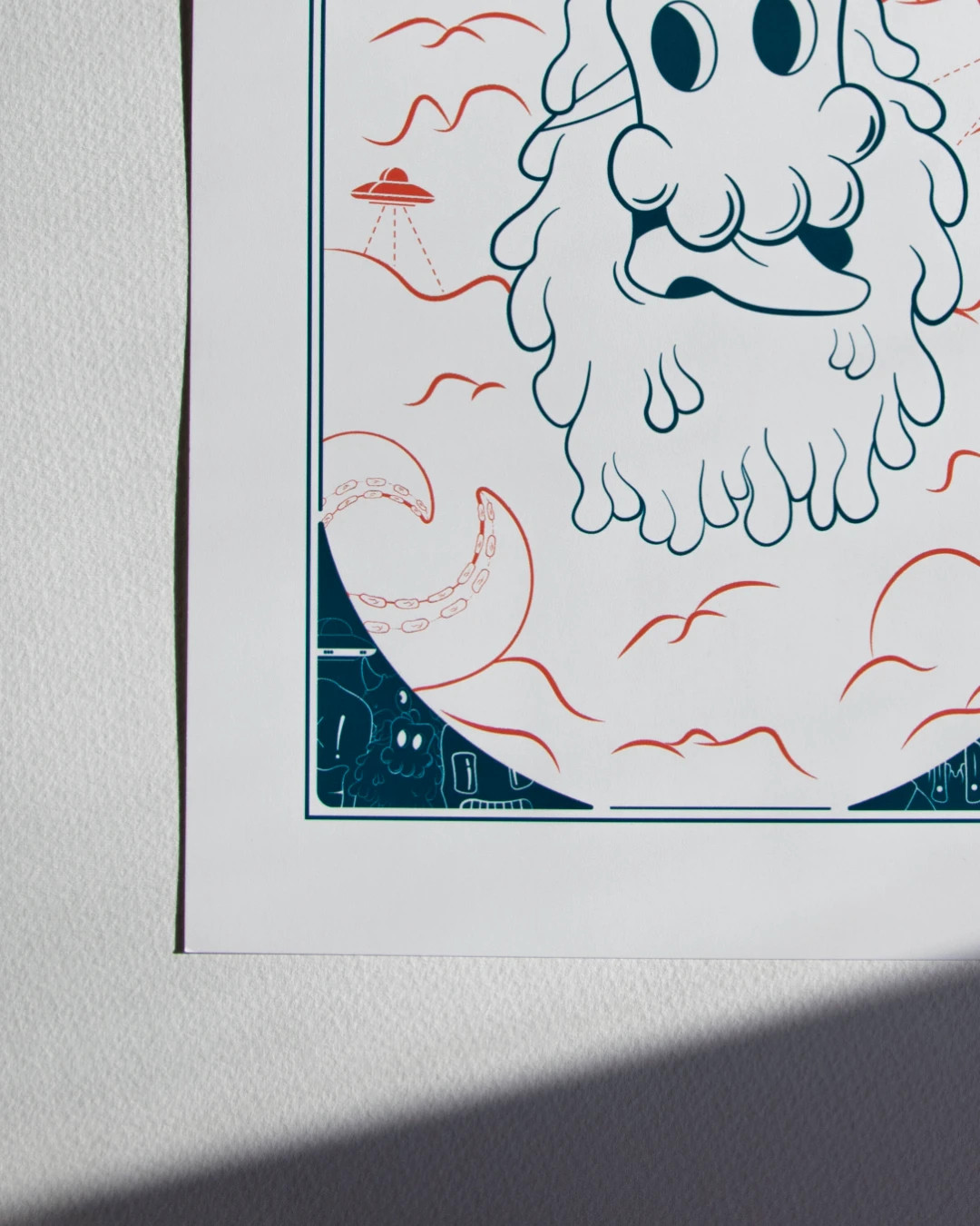 Lámina ilustrada A4 edición limitada 50 unidades firmada – Art 2