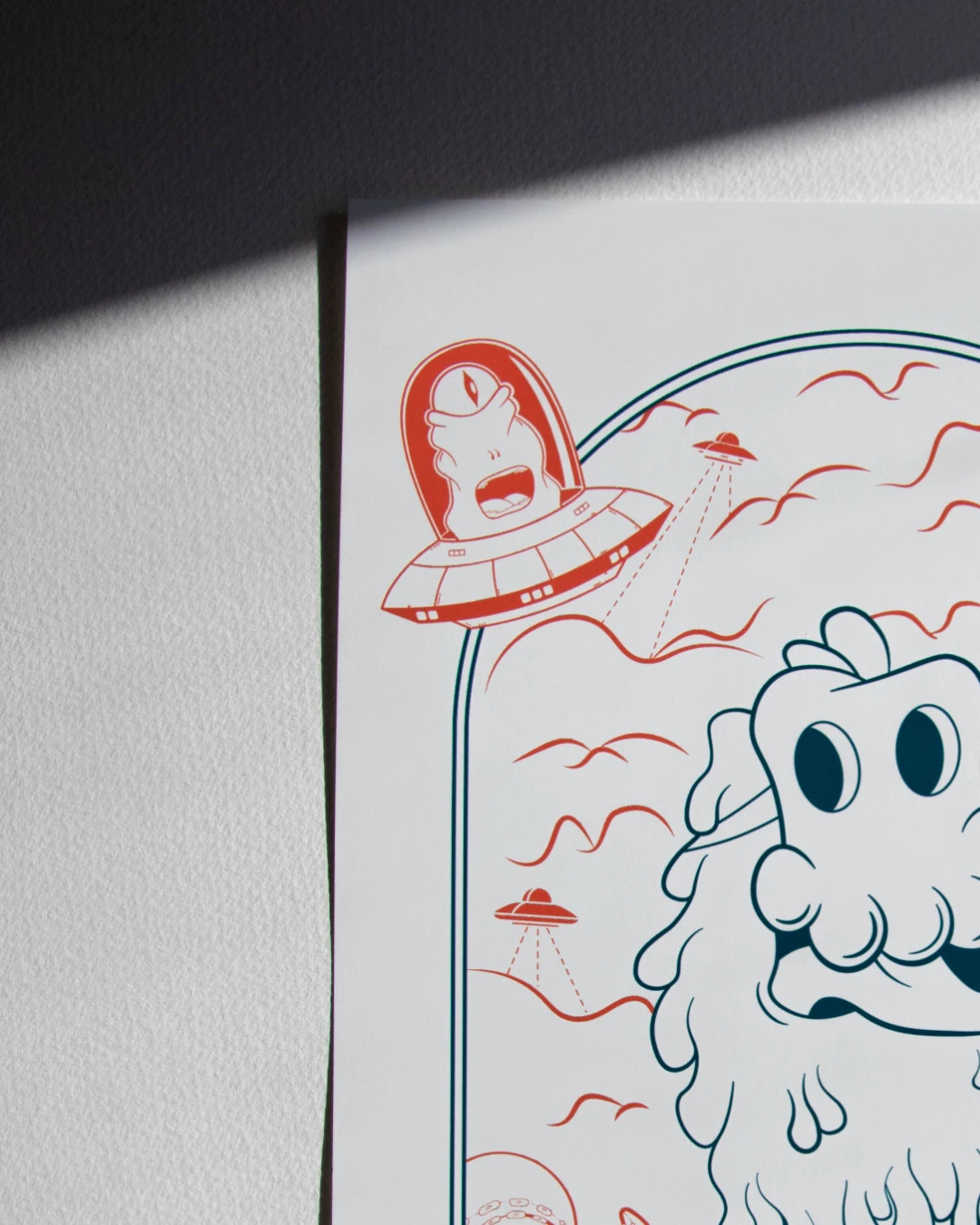 Lámina ilustrada A4 edición limitada 50 unidades firmada – Art 3