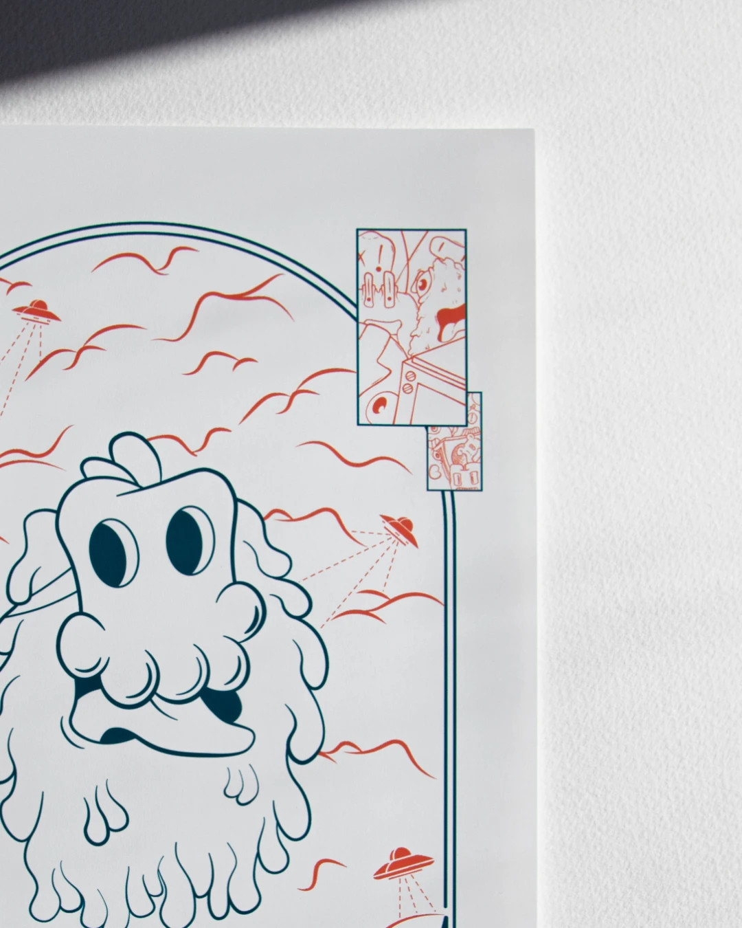 Lámina ilustrada A4 edición limitada 50 unidades firmada – Art 4