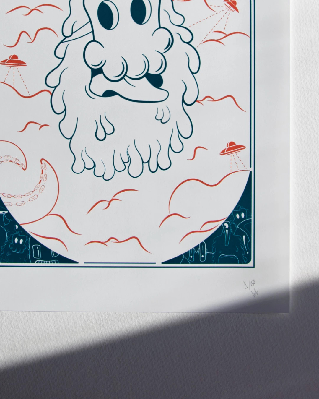Lámina ilustrada A4 edición limitada 50 unidades firmada – Art 5