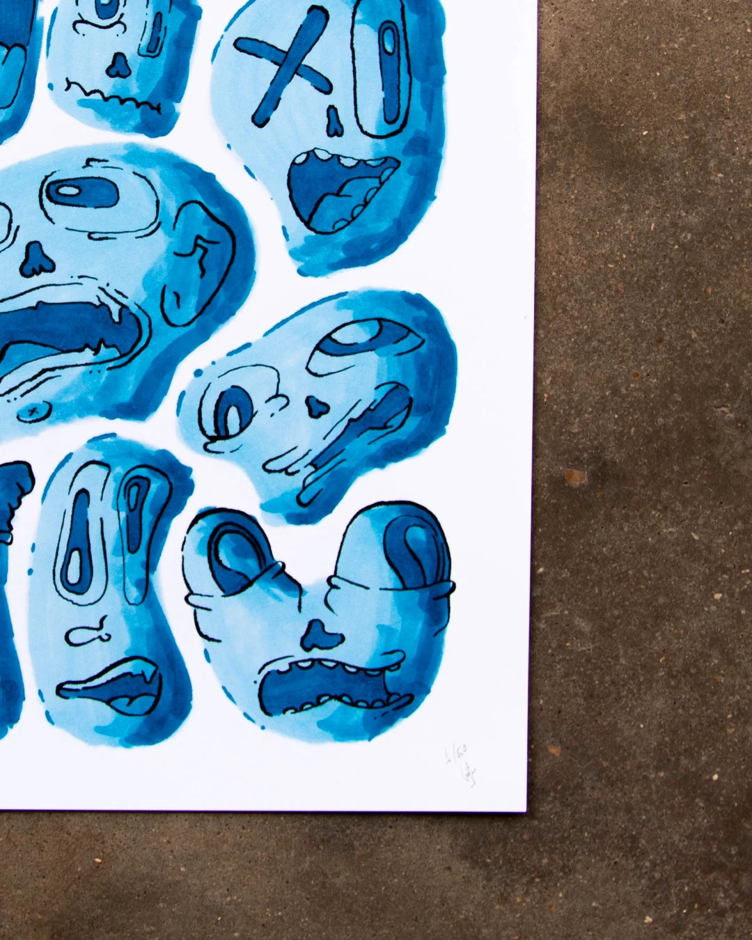 Lámina ilustrada A4 edición limitada 50 unidades firmada – Art 4
