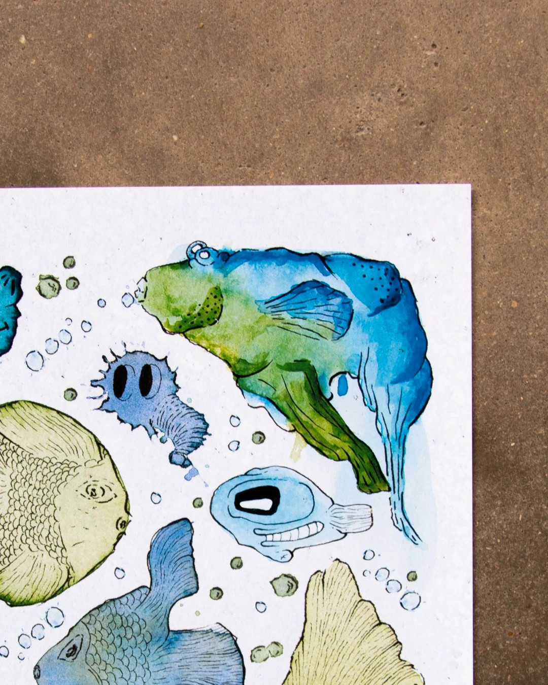 Lámina ilustrada A4 edición limitada 50 unidades firmada – Art 4