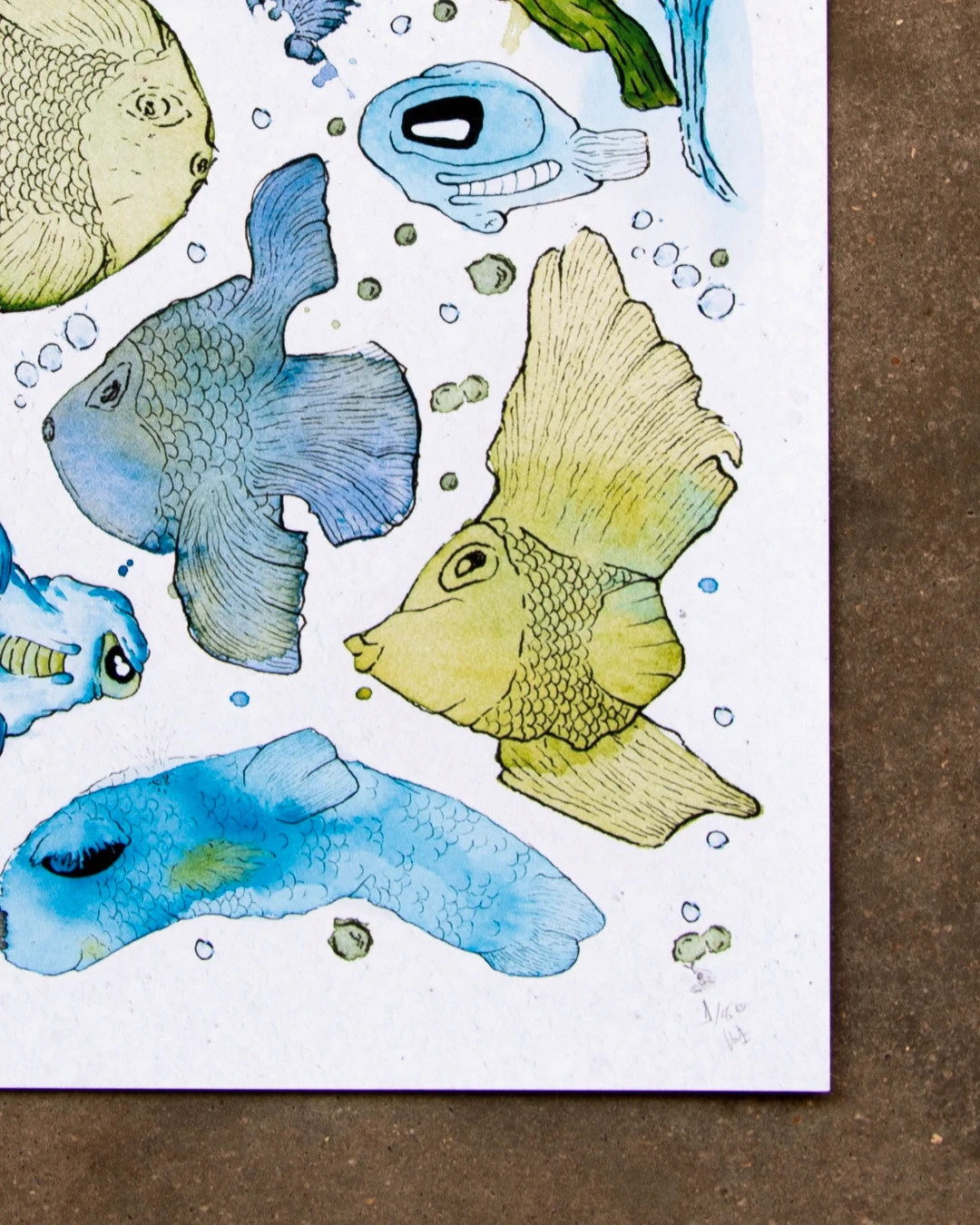 Lámina ilustrada A4 edición limitada 50 unidades firmada – Art 5