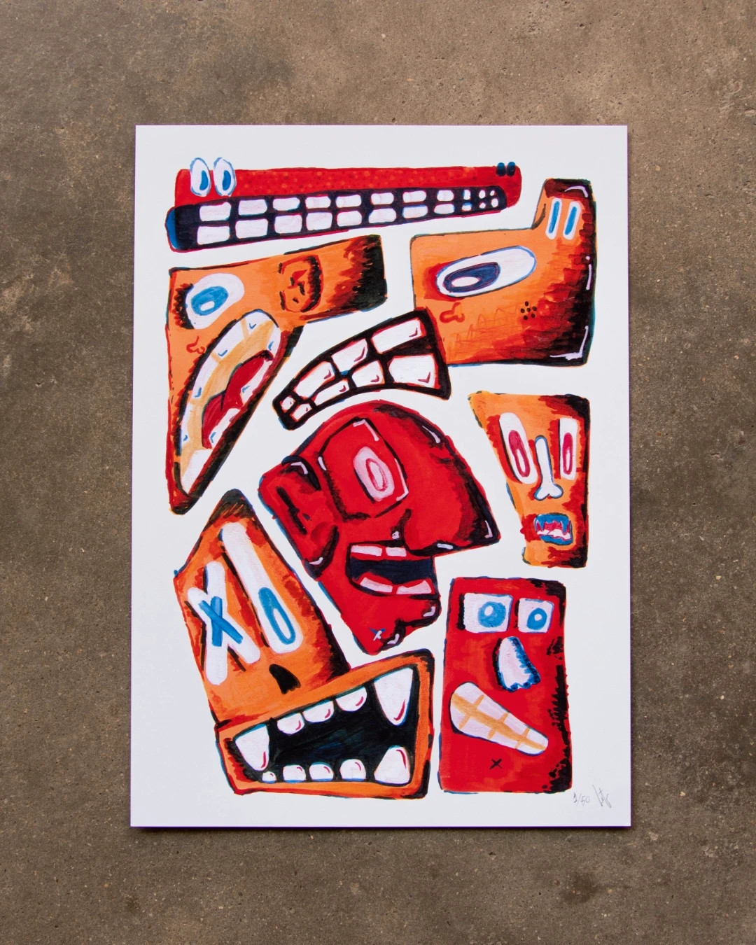 Lámina ilustrada A4 edición limitada 50 unidades firmada – Art 2
