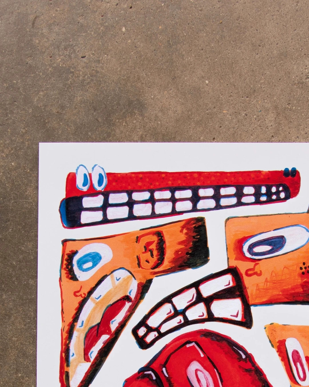 Lámina ilustrada A4 edición limitada 50 unidades firmada – Art 4