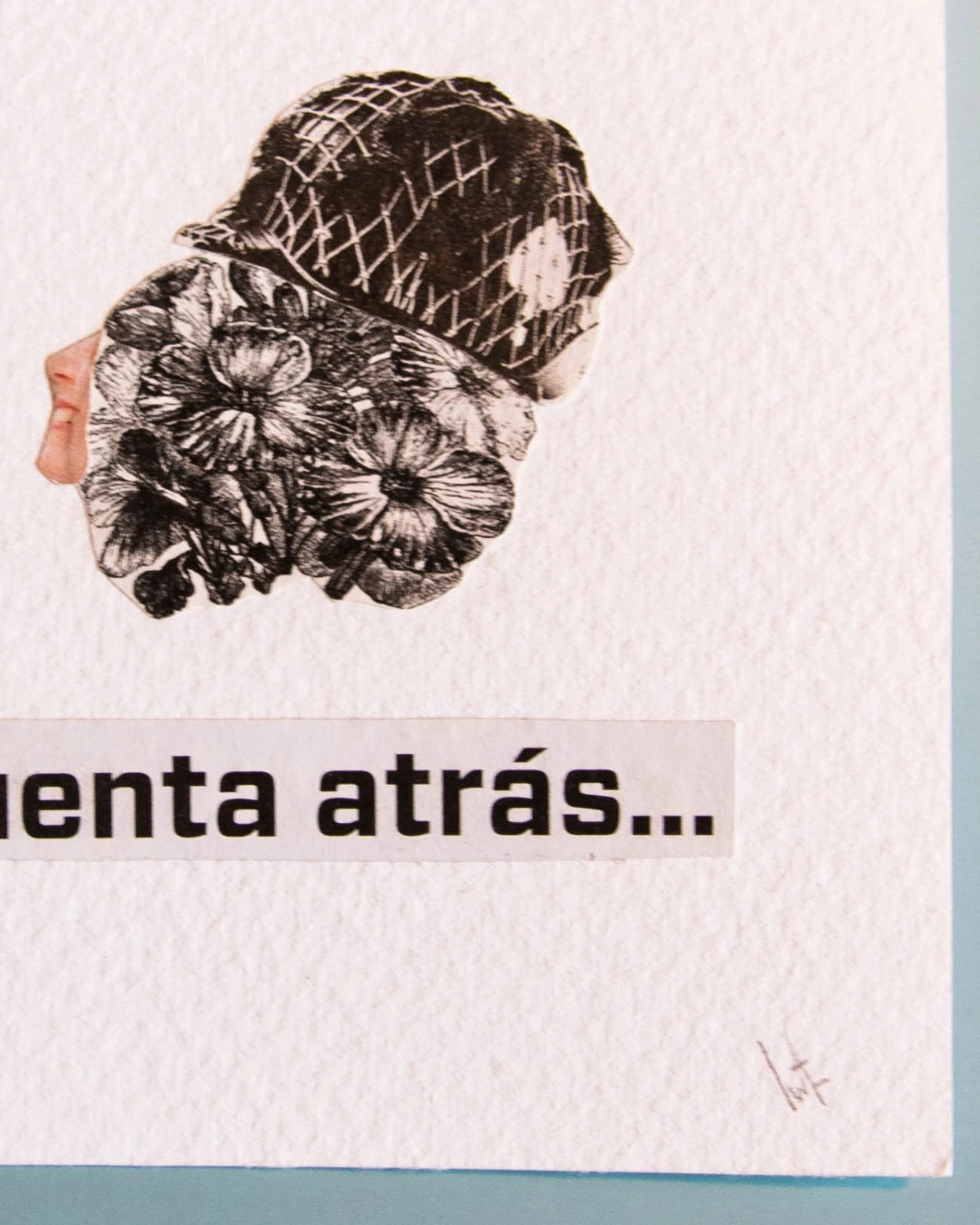 Collage original firmado “Cuenta atrás” pieza única – Art 4