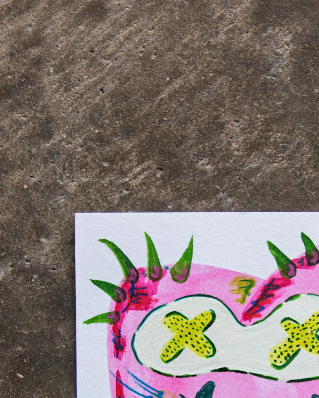 Ilustración original firmada – técnica mixta sobre papel de acuarela – Art 4