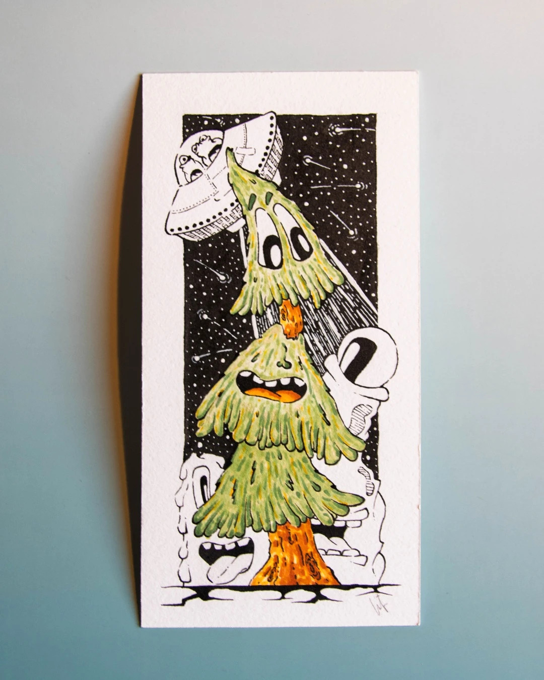 Obra original surrealista - Arte contemporáneo