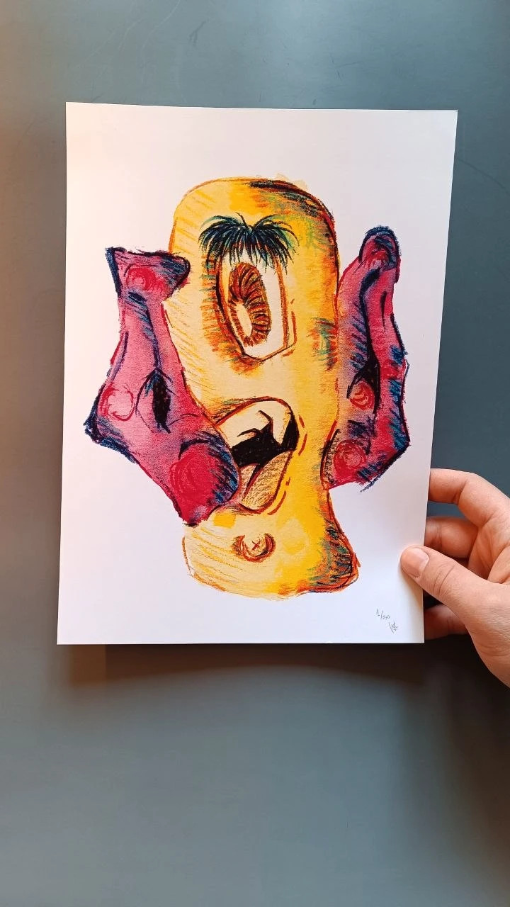 set de 5 A4 print – Art 4