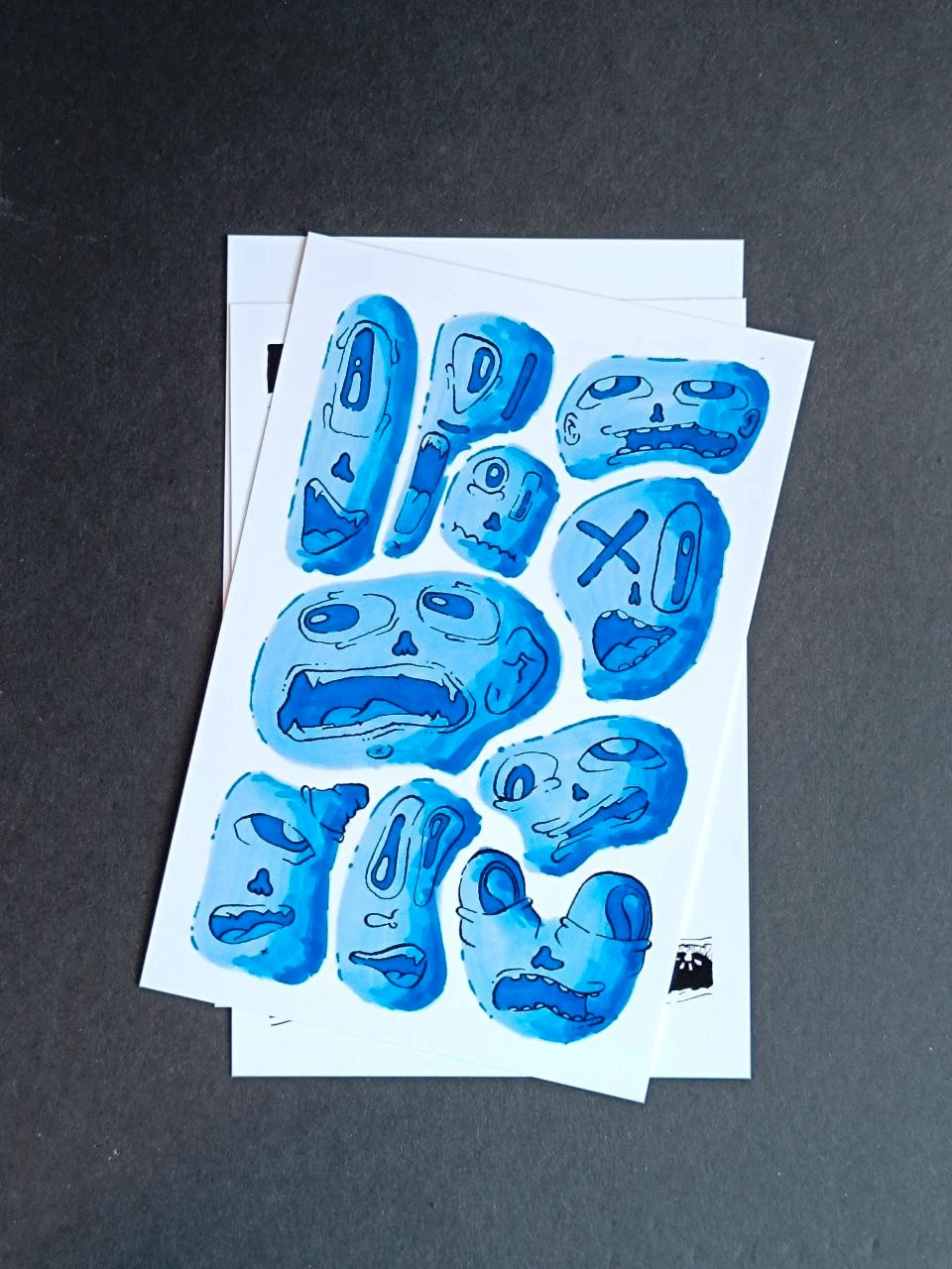 Oferta Art conjunto de 6 postales ilustradas edición limitada ganga 4