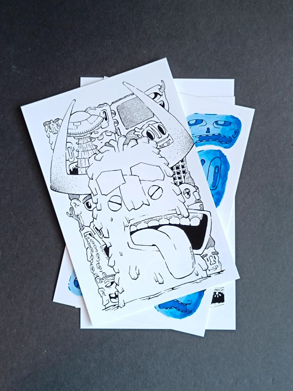 Oferta Art conjunto de 6 postales ilustradas edición limitada ganga 5