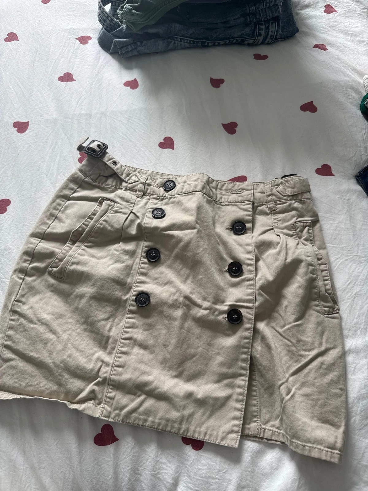 Jupe beige