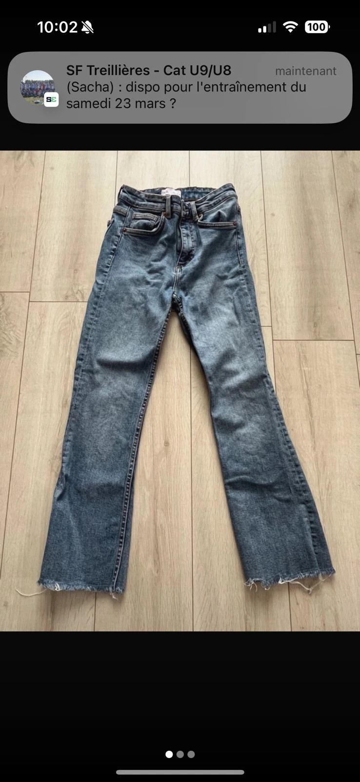 Jean Zara – Zara – taille S / 36 / 8