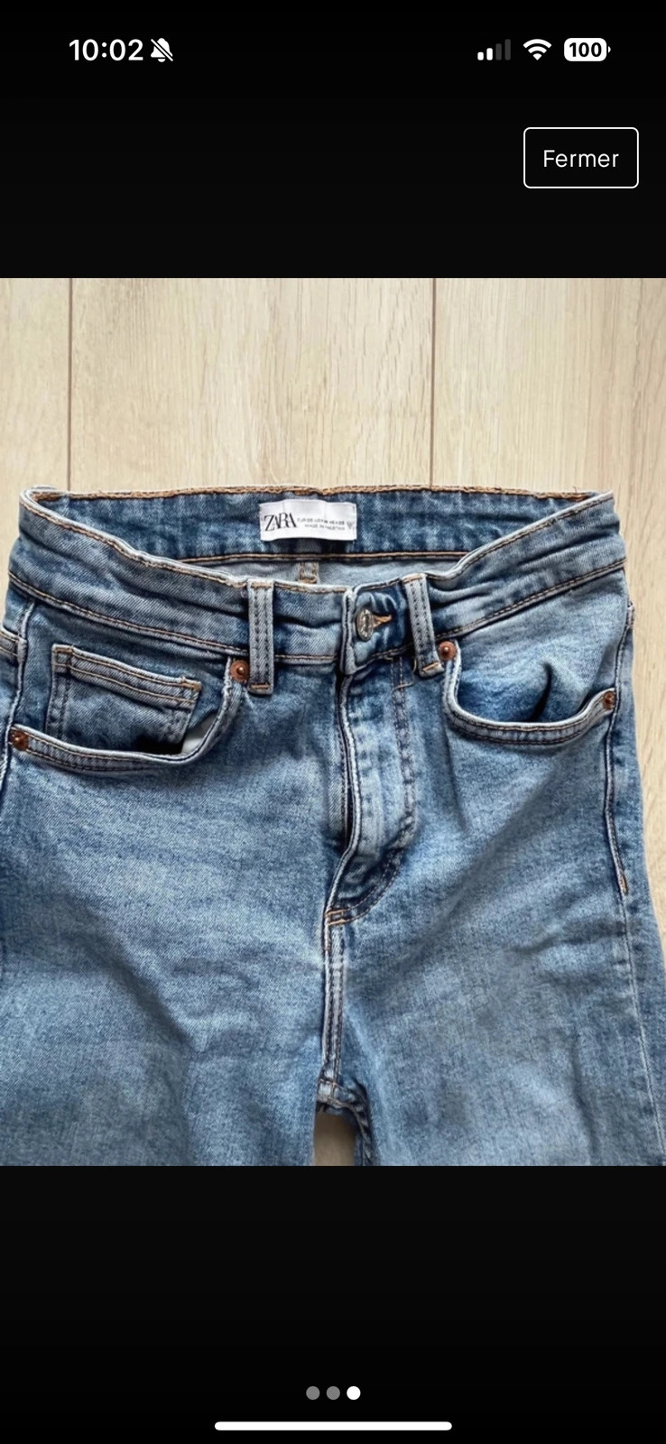 Jean Zara – Zara – taille S / 36 / 8 2