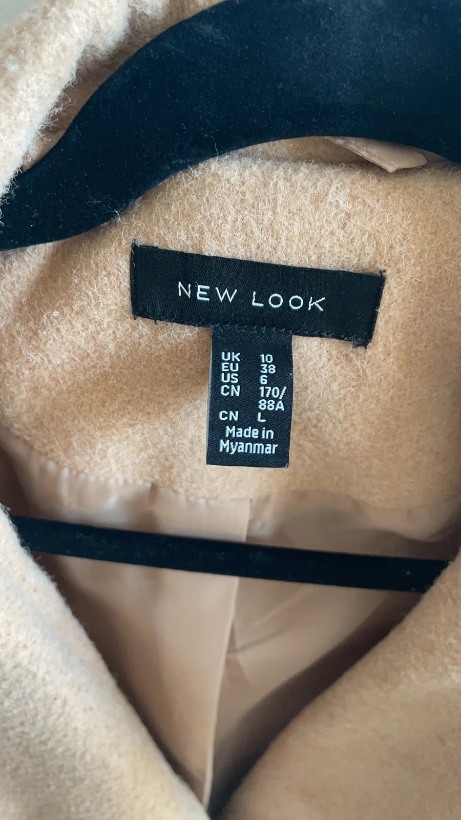 Manteau camel – New Look – taille M / 38 / 10 3