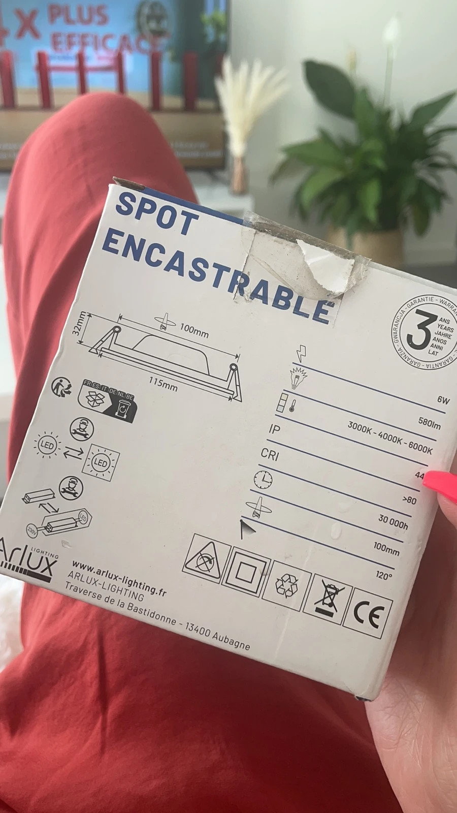 Spot, encastrable – Saturn 3