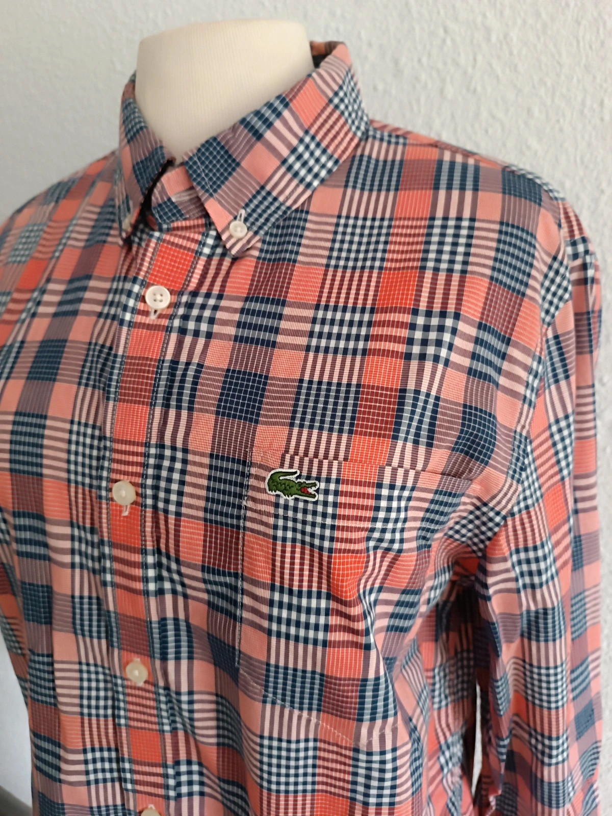 Chemise Lacoste a carreaux manches longues TailleM – Lacoste – taille M 2