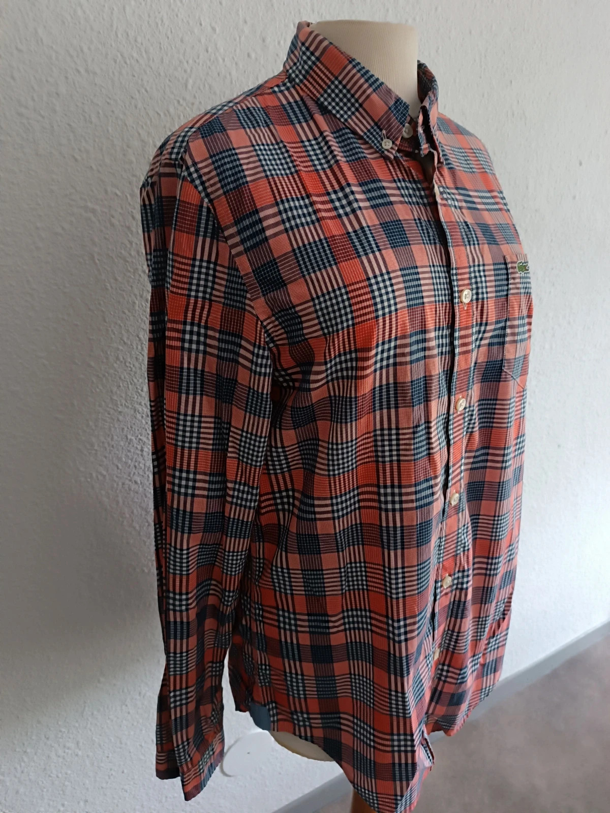 Chemise Lacoste a carreaux manches longues TailleM – Lacoste – taille M 4