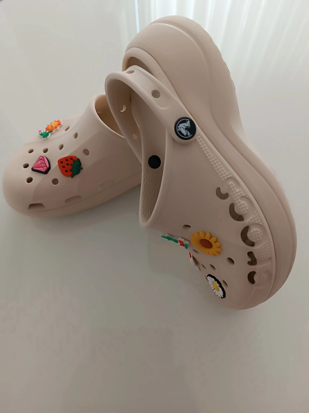 Crocs modèle Baya Platform beige – Crocs – taille 40 2