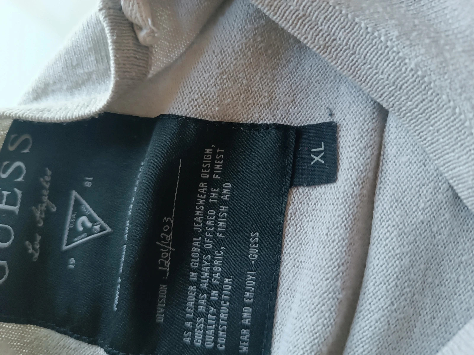 Sweat léger guess homme xl – GUESS – taille XL 4