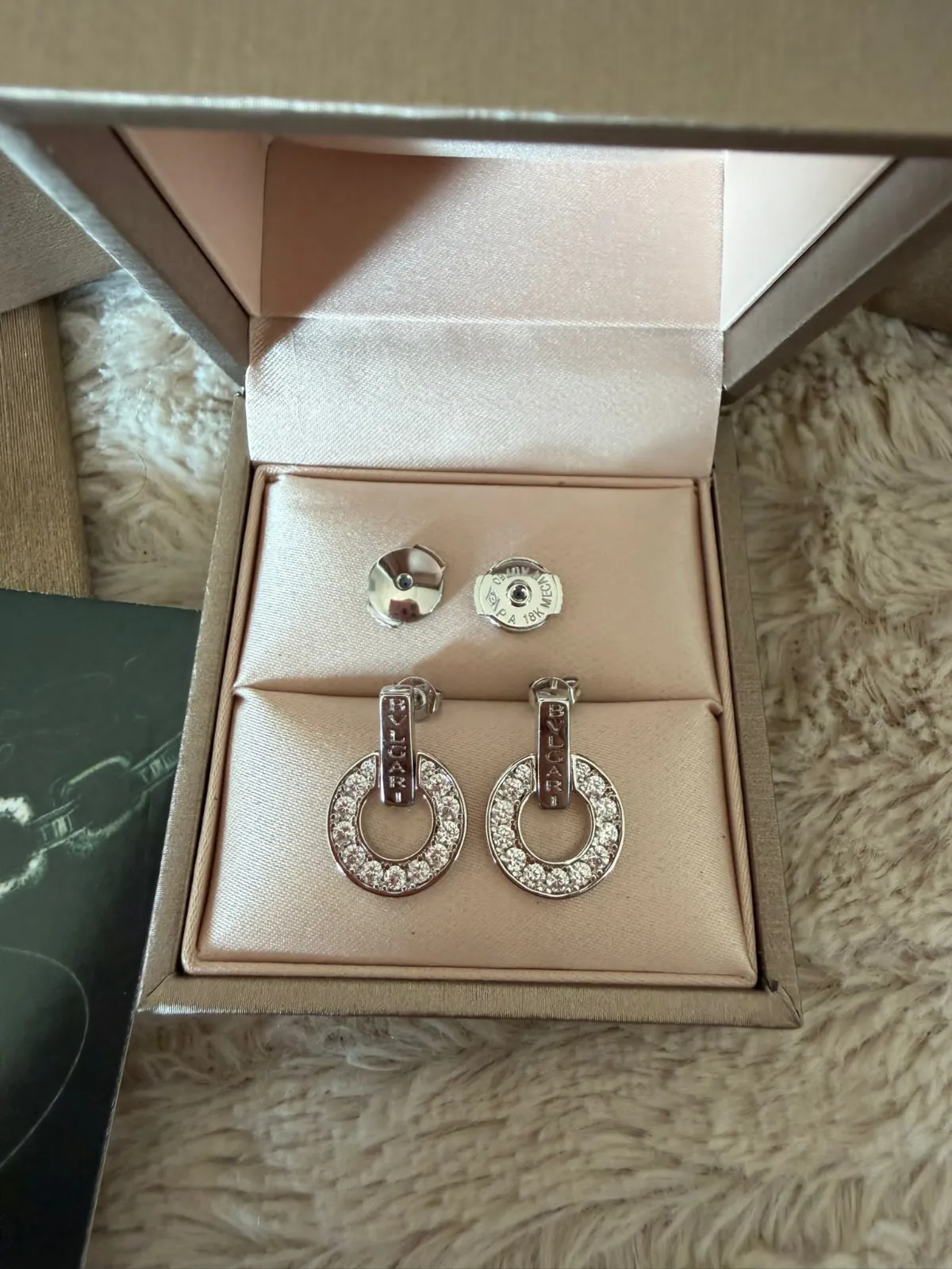 Boucles d'oreilles Bulgari argent 2