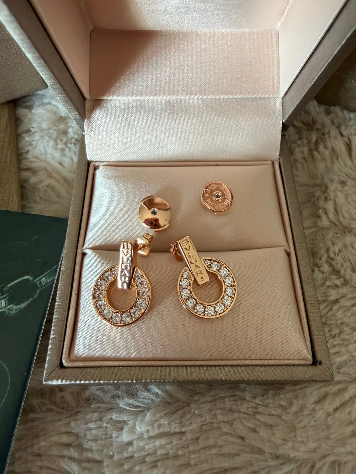 Boucles d'oreilles Bulgari Roma dorées 7