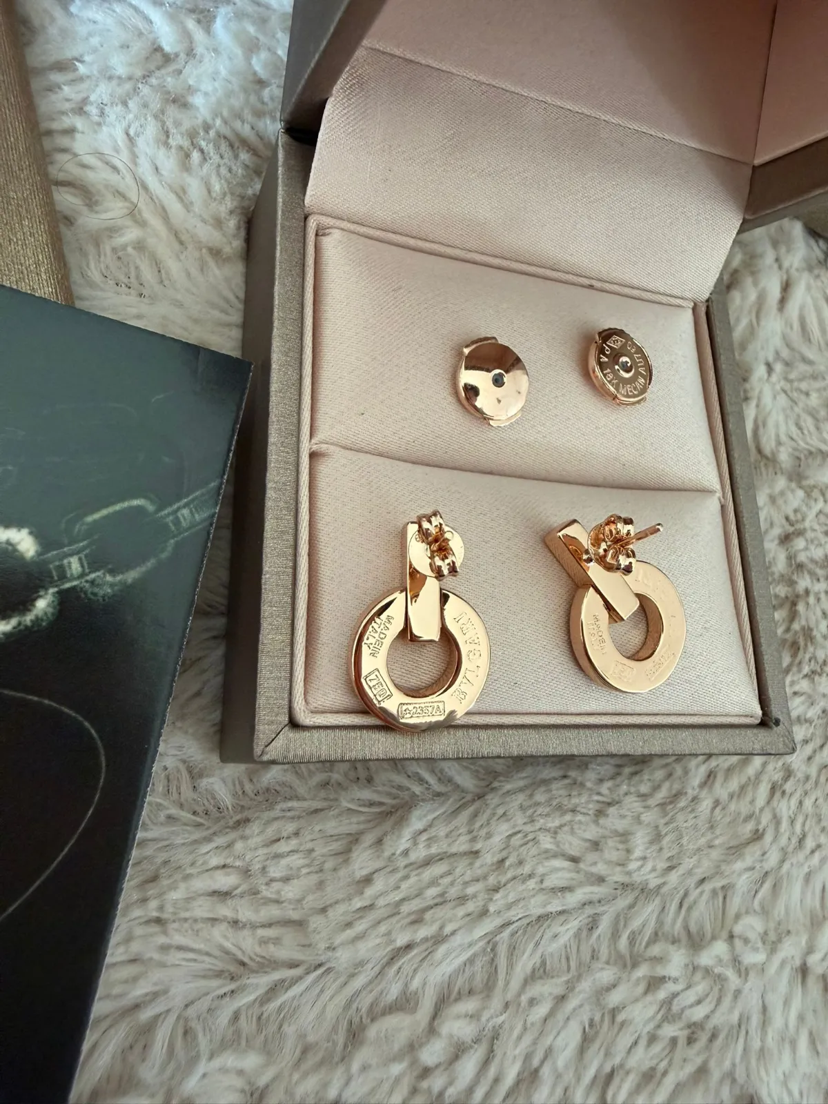 Boucles d'oreilles Bulgari Roma dorées 6