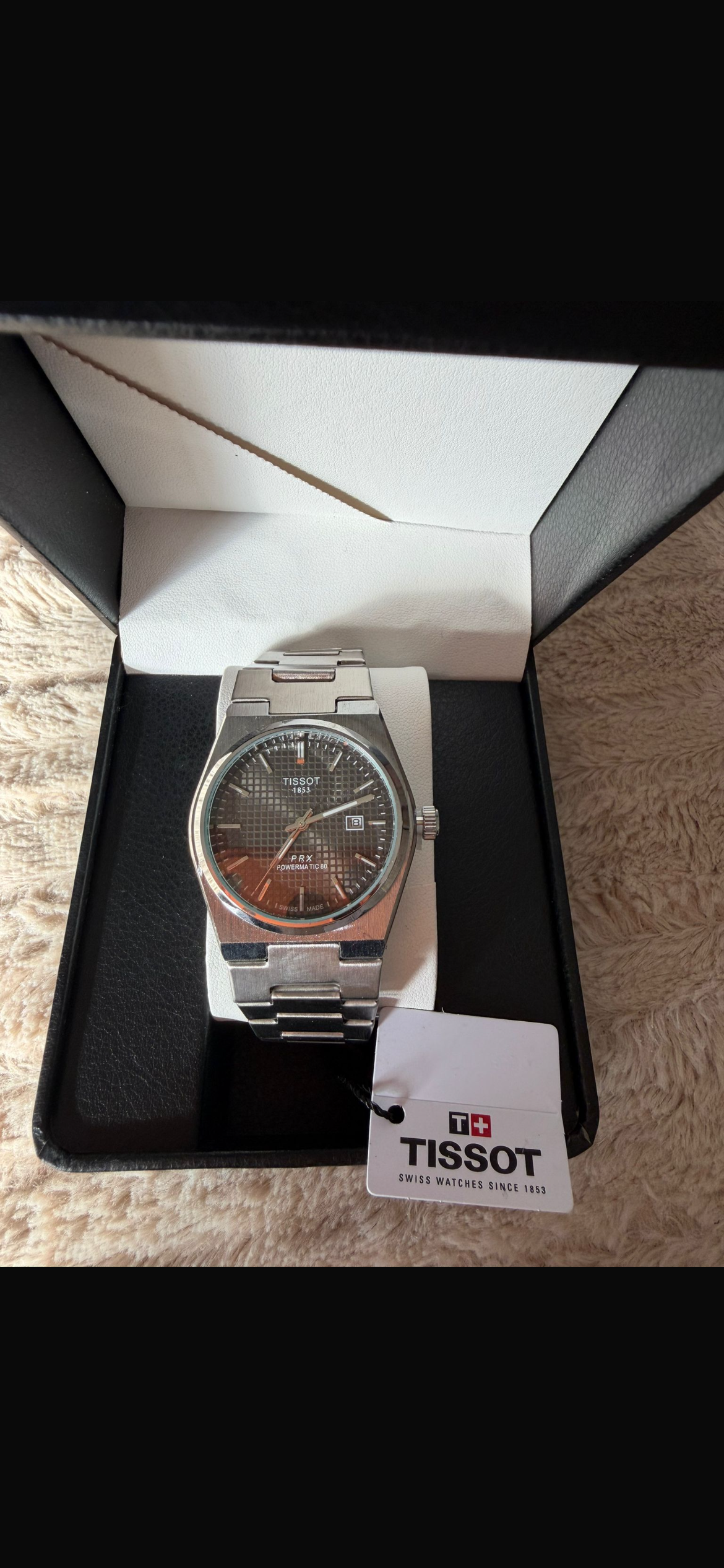 Montre Tissot PRX powermatic 80 noire ne 9