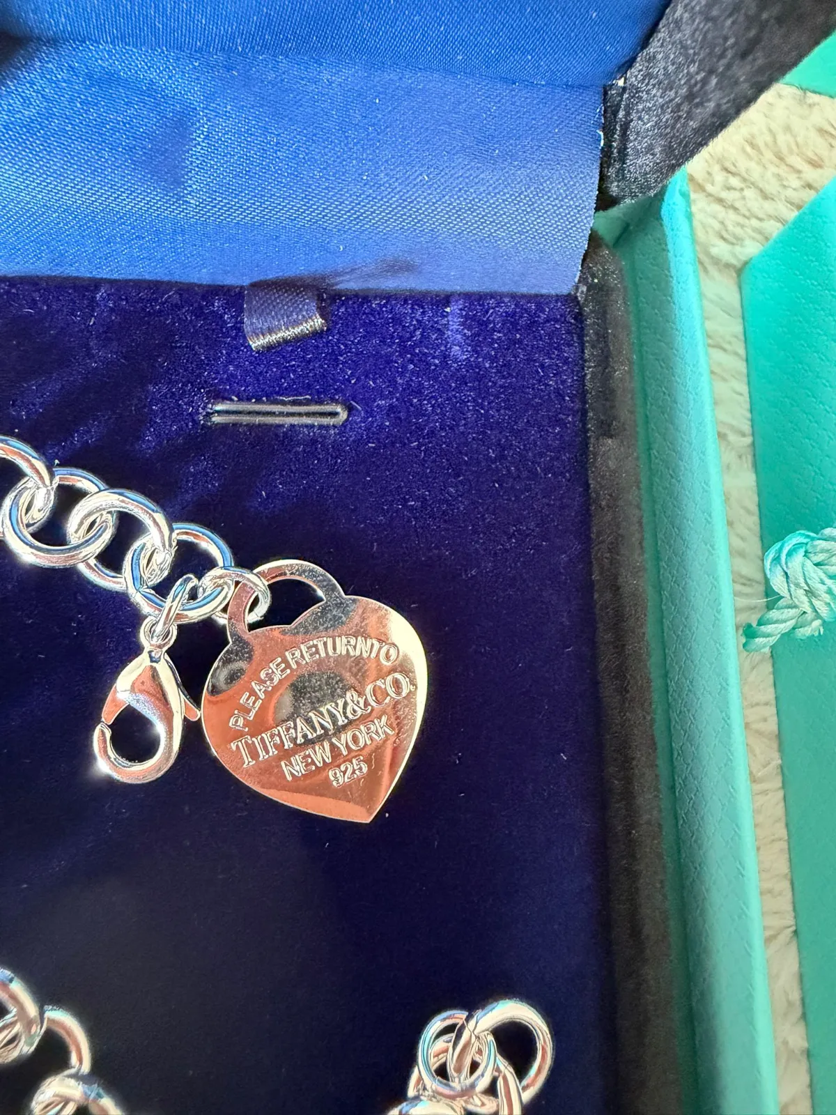Bracelet chaîne Tiffany & Co argenté 3