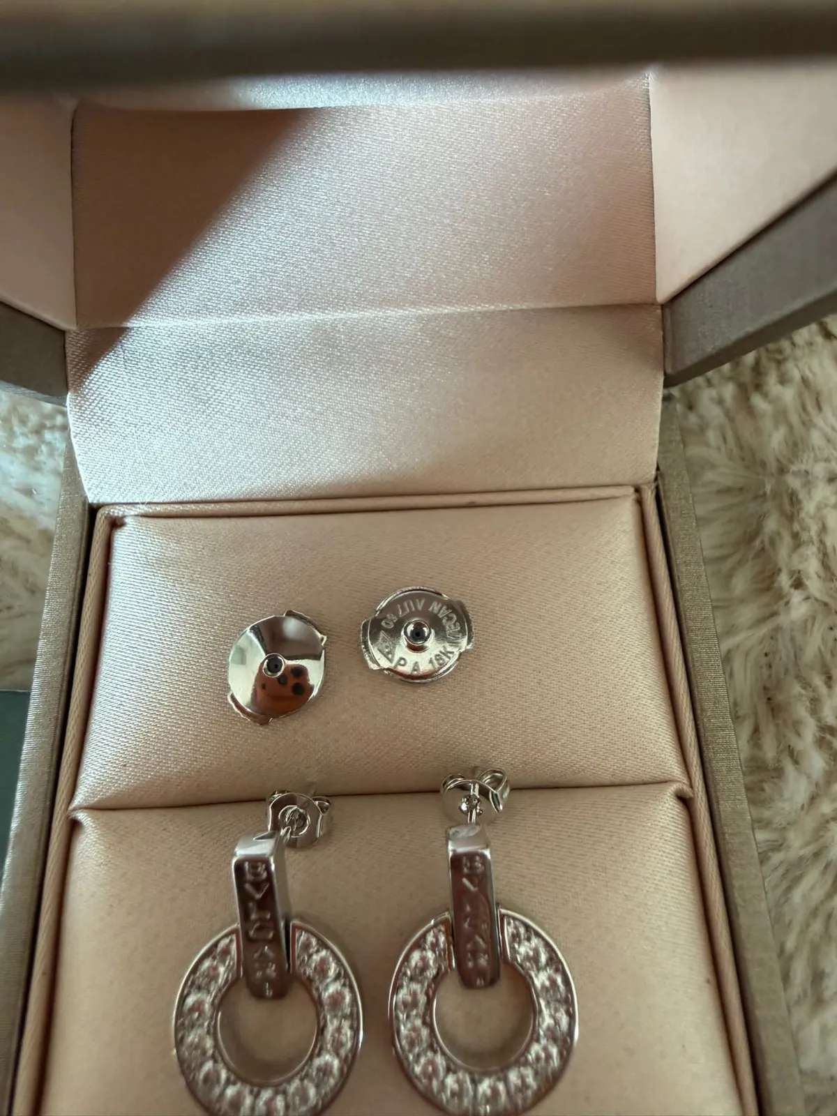 Boucles d'oreilles Bulgari argent 4
