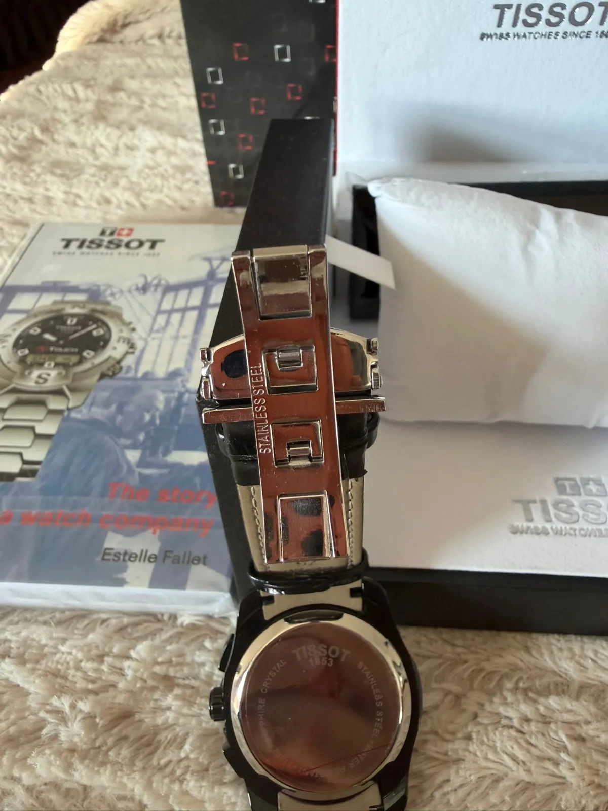 Montre Tissot chronographe noire 3