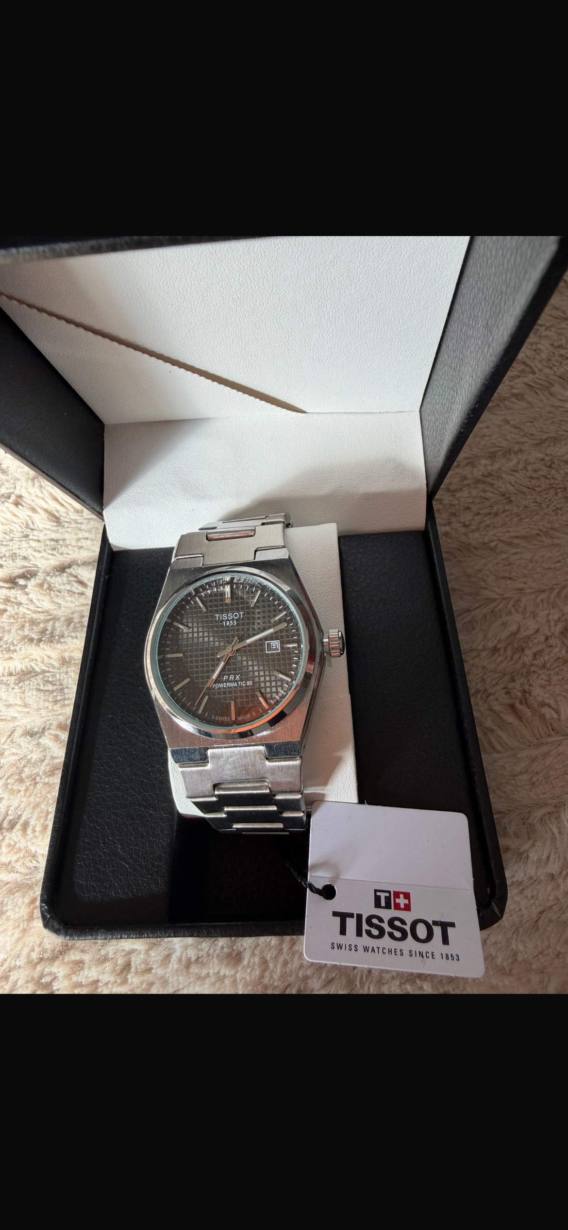 Montre Tissot PRX powermatic 80 noire ne 8