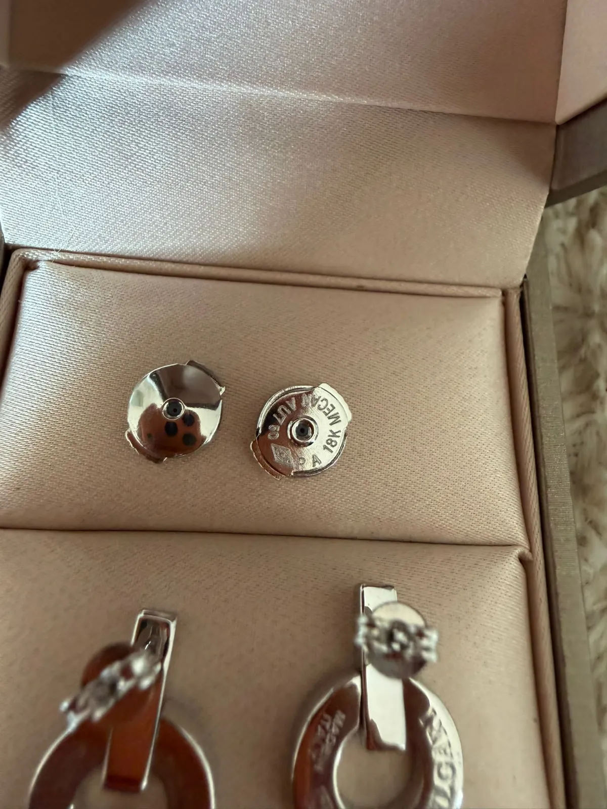 Boucles d'oreilles Bulgari argent 5