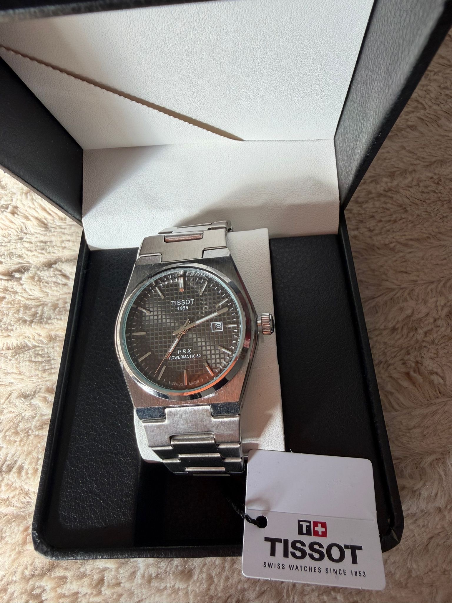Montre Tissot PRX powermatic 80 noire ne 7