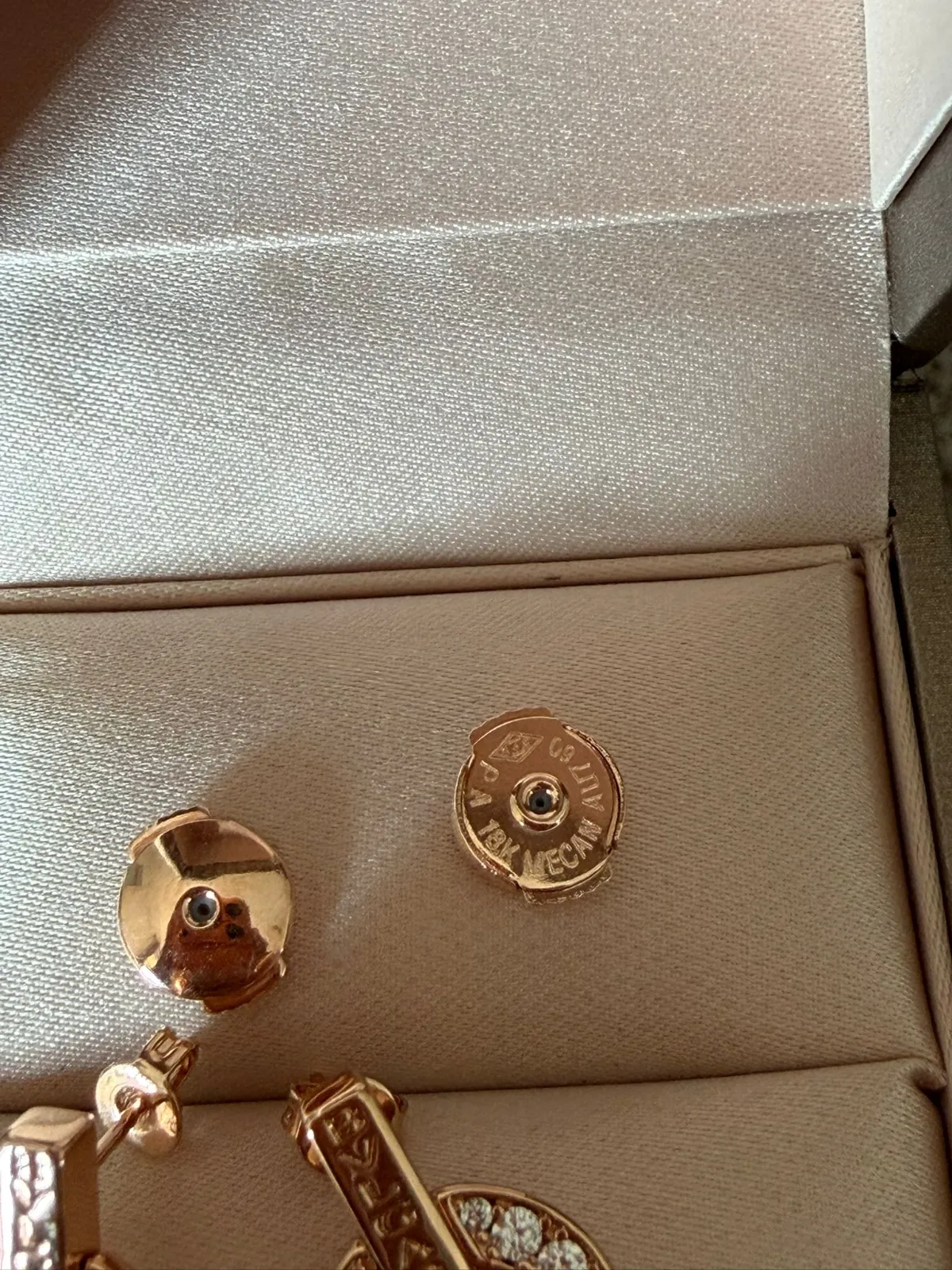 Boucles d'oreilles Bulgari Roma dorées 4
