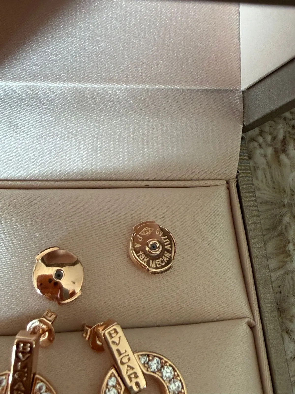 Boucles d'oreilles Bulgari Roma dorées 5