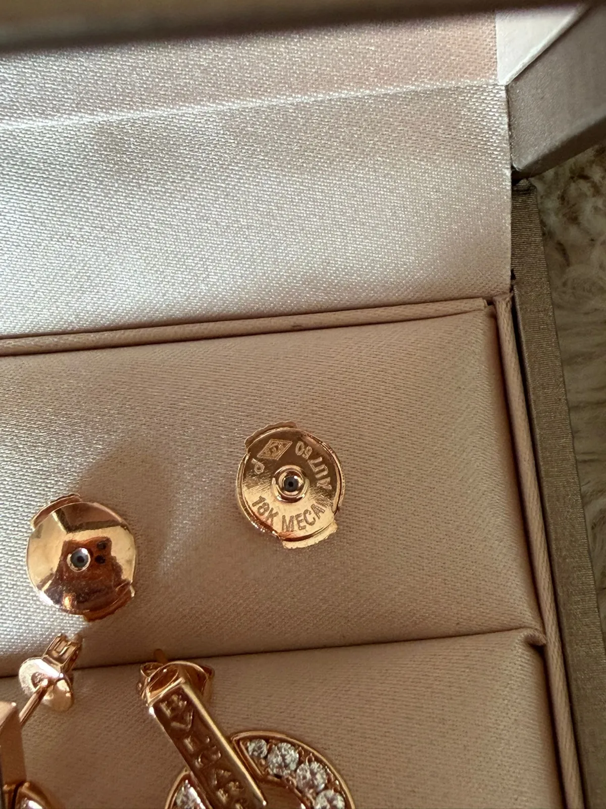 Boucles d'oreilles Bulgari Roma dorées 2