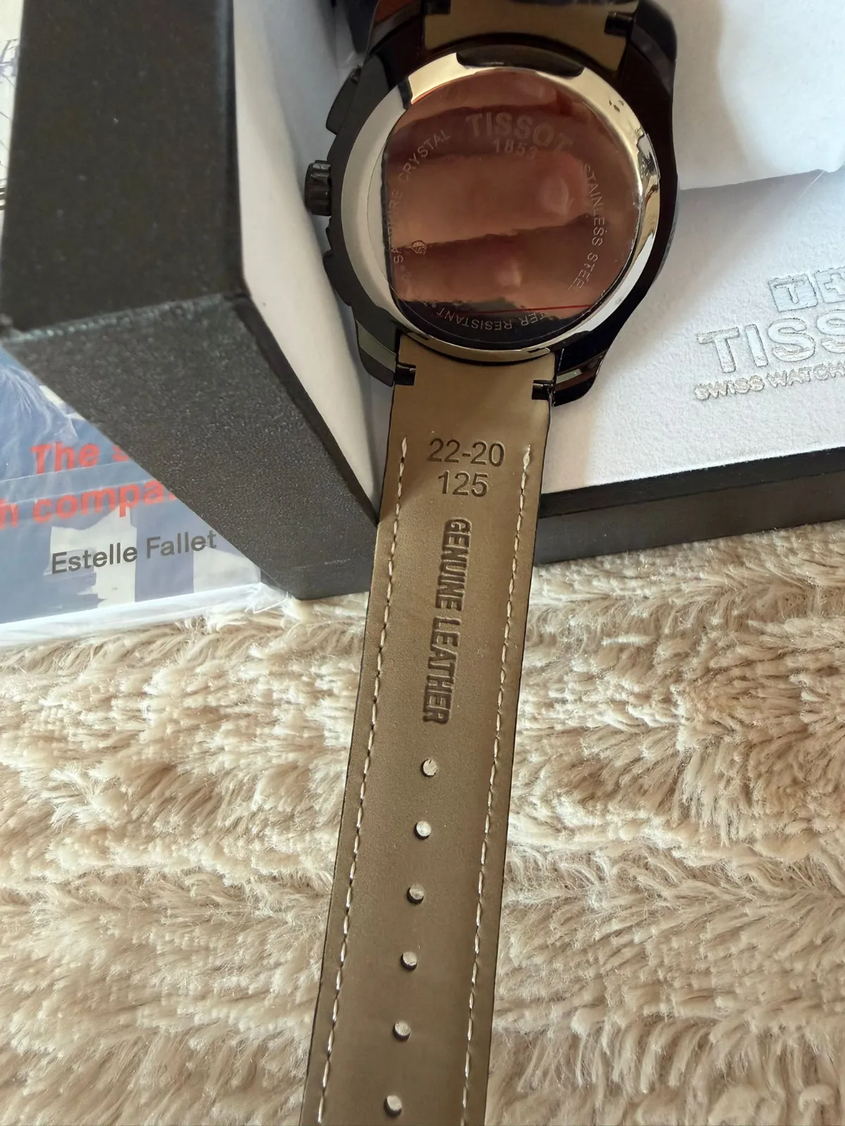 Montre Tissot chronographe noire 9