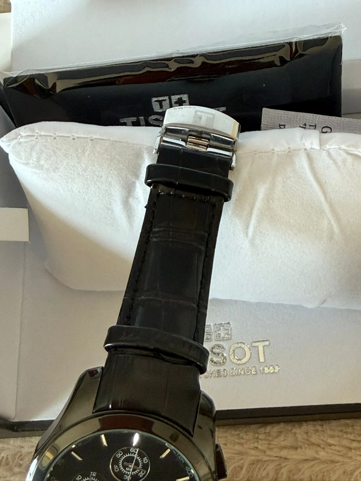 Montre Tissot chronographe noire 8