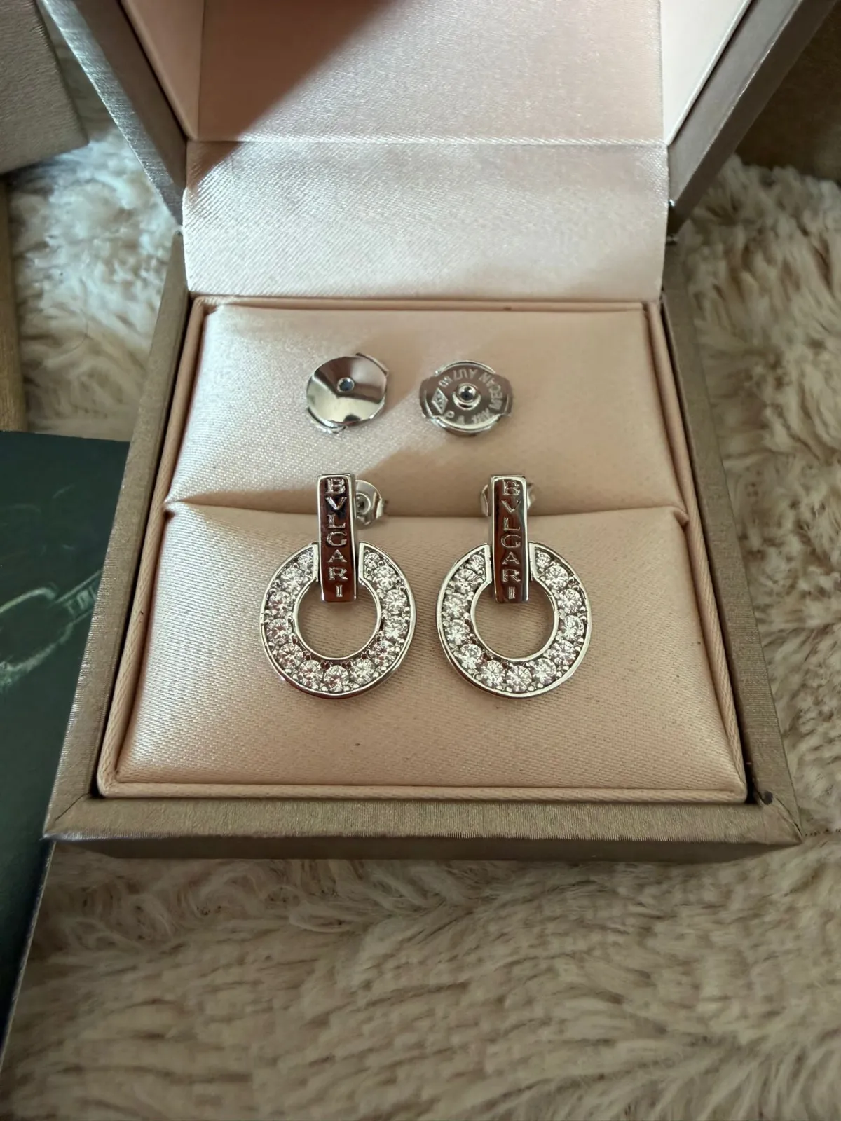 Boucles d'oreilles Bulgari argent 3