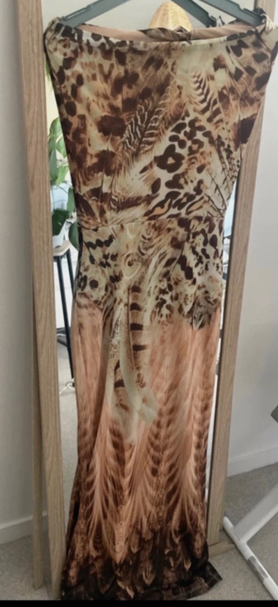 Robe dos nu shein
