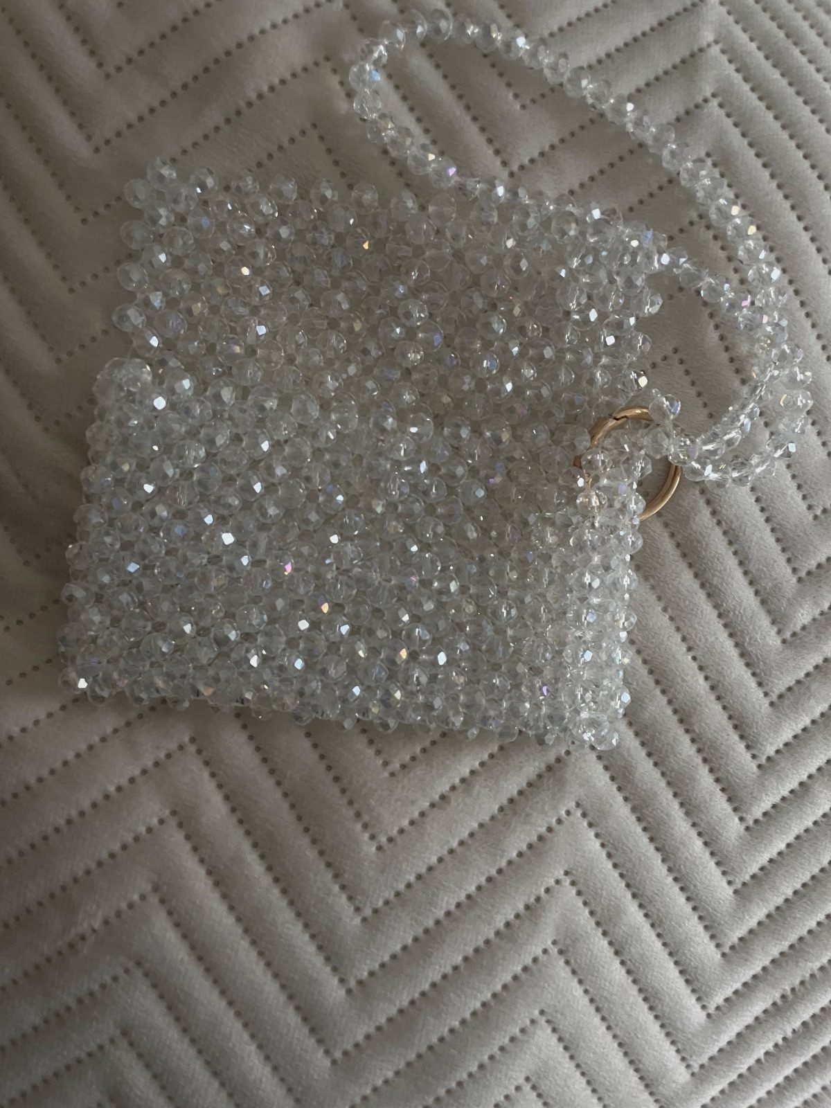Pochette en perles de verres – Fait mains – taille Taille unique 3