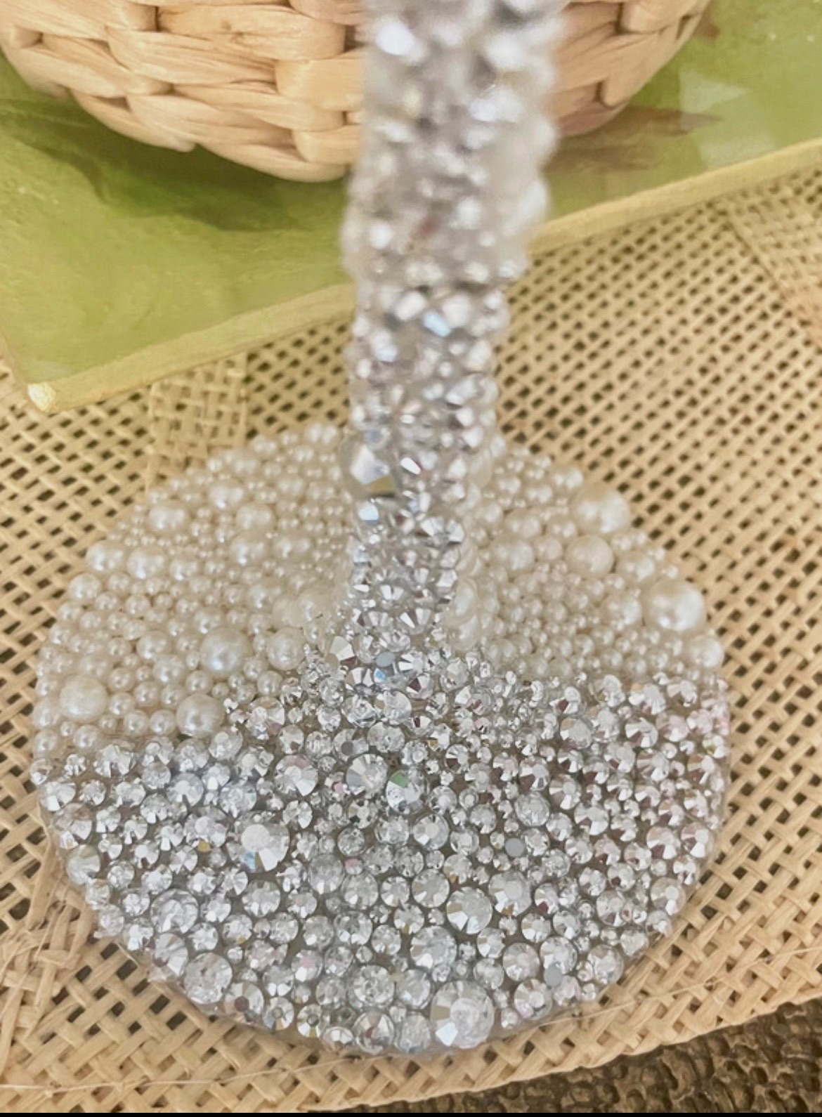 Verre customiser en strass – fait main 3