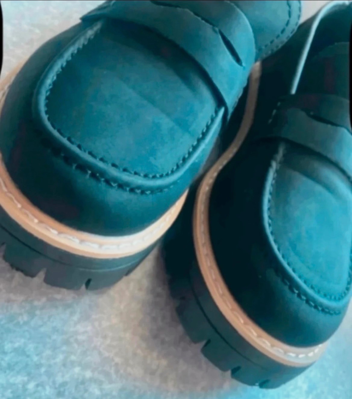 Mocassins noirs  – Sans marque – taille EU 36 6