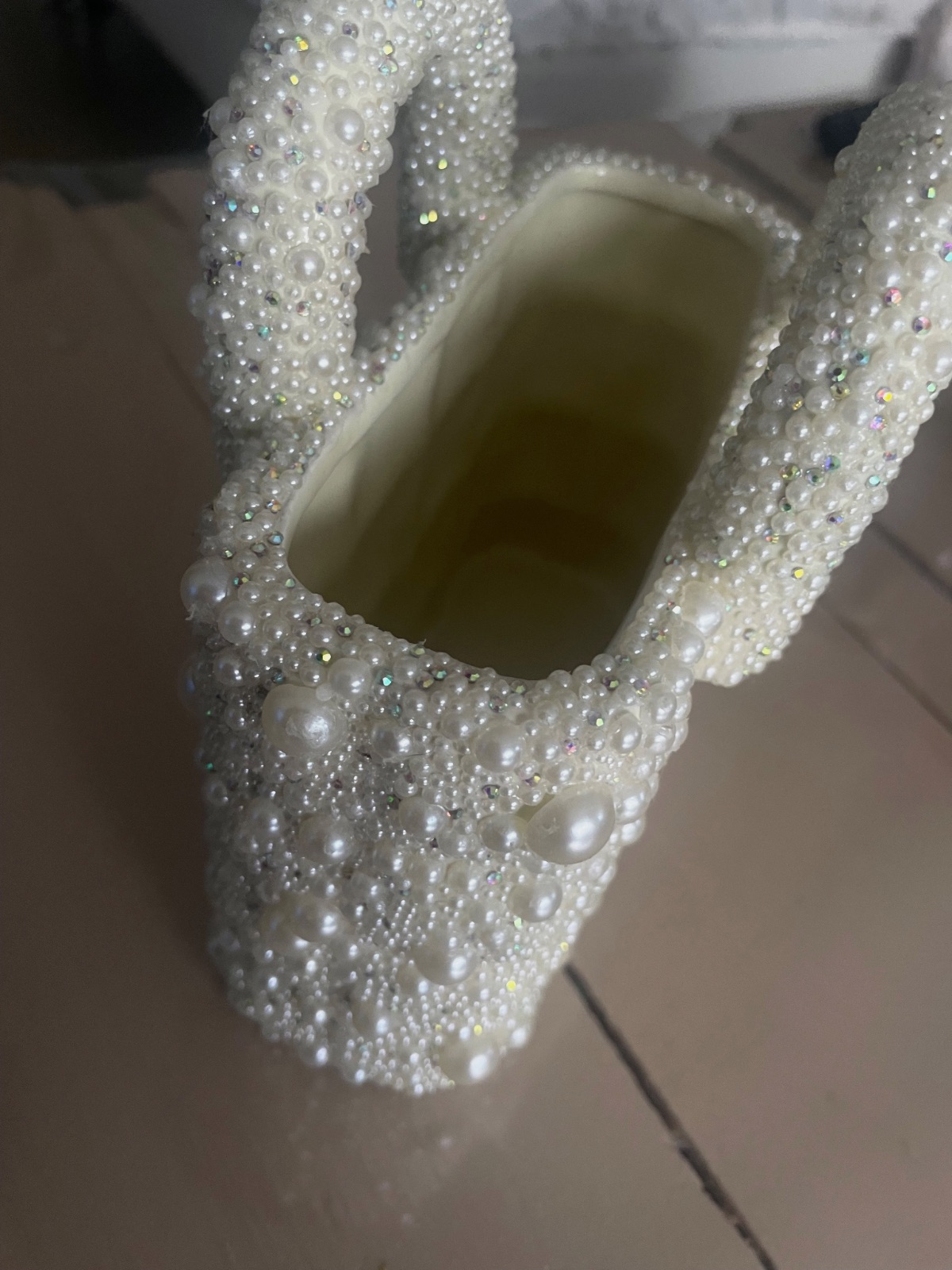 Vase customiser en strass – fait main 6