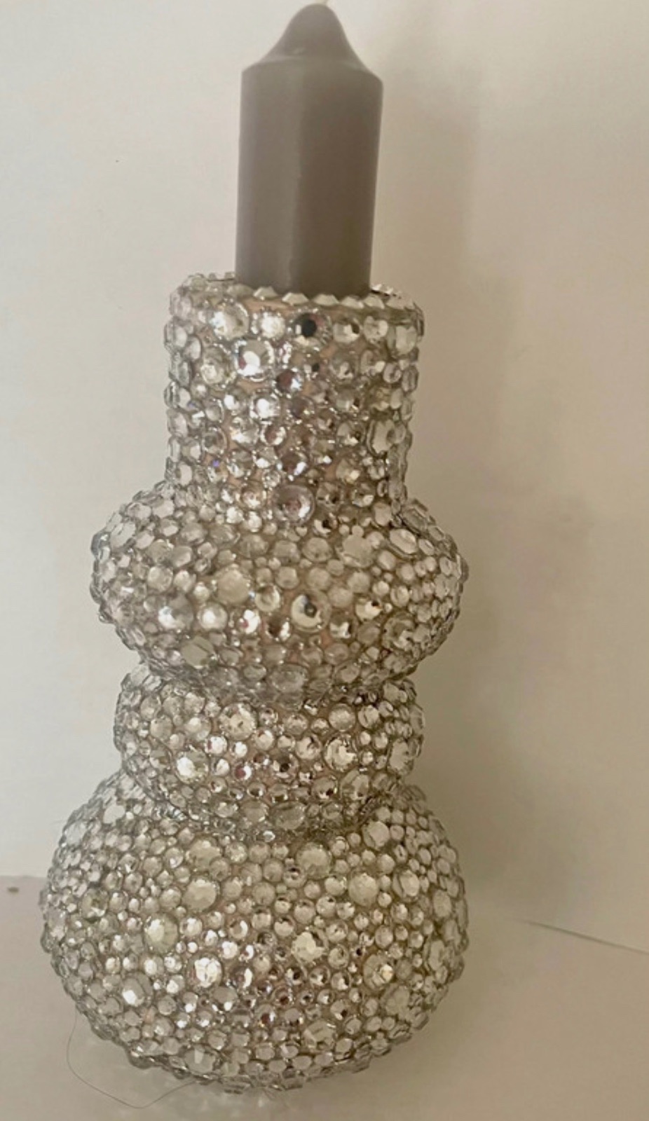 Bougeoirs customiser en strass – Création 3
